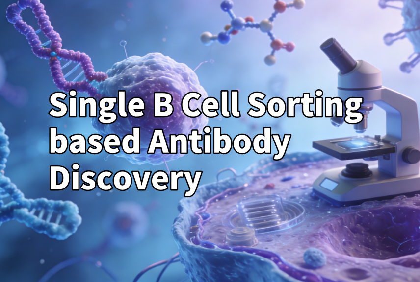 Single B Cell Sorting based Antibody Discovery