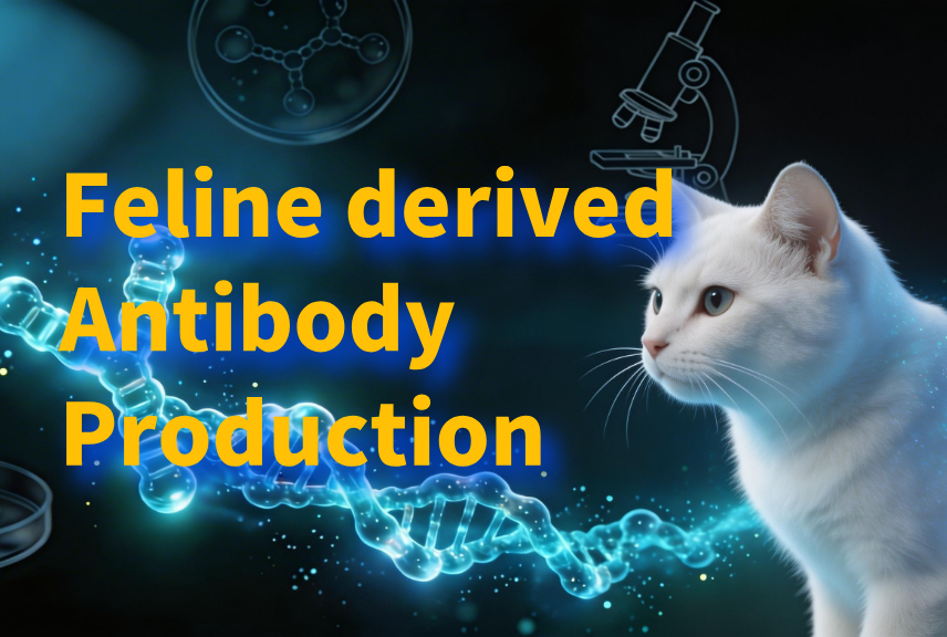 Feline derived Antibody Production